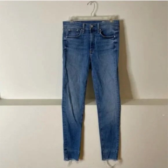 Rag & Bone High‑Waist Ankle Skinny Jeans Size 29 – Levee Wash - Picture 3 of 11
